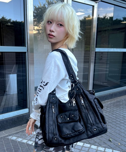 KOM（ドットコム） ショルダーバッグ A'GEM/9 × 「.KOM/ドットケー