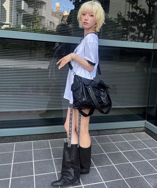 KOM（ドットコム） ショルダーバッグ A'GEM/9 × 「.KOM/ドットケー