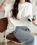 tシャツ 半袖 体型カバーも叶う!重ね着風で即...の詳細画像4