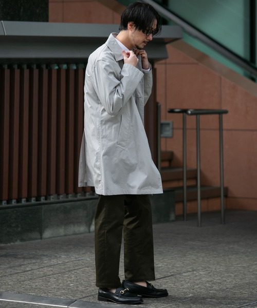 URBAN RESEARCH ROSSO MEN スプリングコート　グレー　S URBAN RESEARCH ROSSO MEN ステンカラーコート コート スーパー