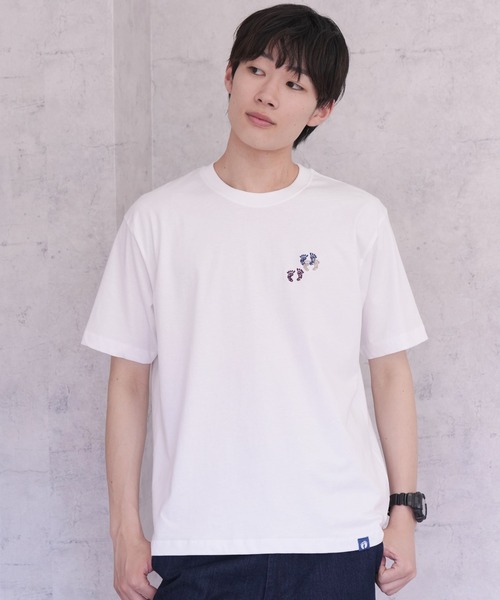HANGTEN tシャツ 「HANGTEN/ハンテン」天竺モチーフワンポイント