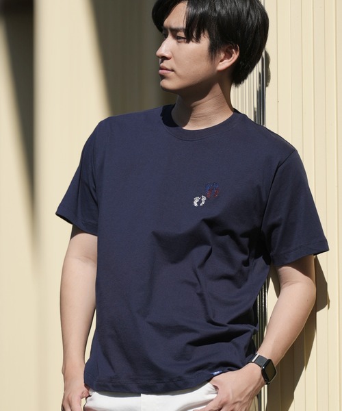 海外並行輸入正規品 HANGTEN 「HANGTEN/ハンテン」天竺モチーフワンポイント tシャツ その他