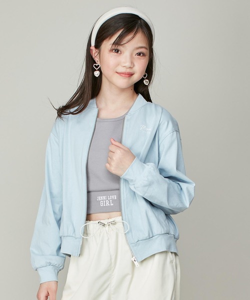 JENNI love ブルゾン アウター 「コットン100％」配色ししゅう