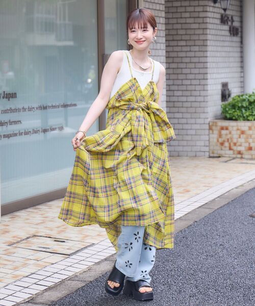 RETROGIRL ワンピース 「WEB限定」マルチWAYチェックワンピース