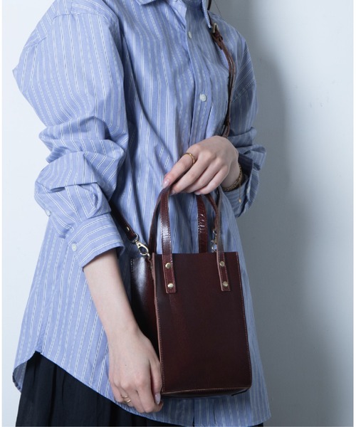 ショルダーバッグ バッグ 2Way Kleine バッファローレザー レディース