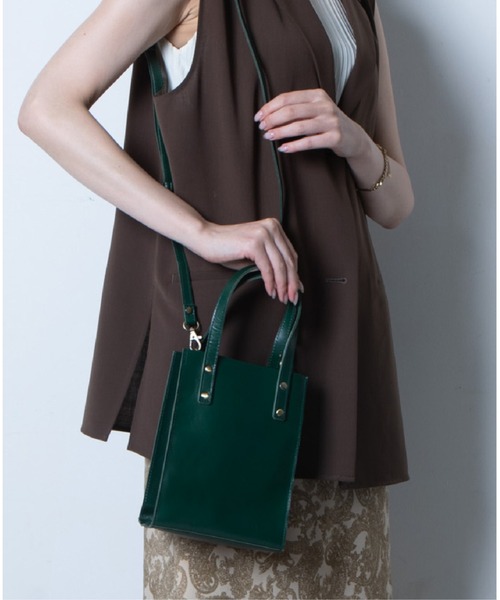 ショルダーバッグ バッグ 2Way Kleine バッファローレザー レディース