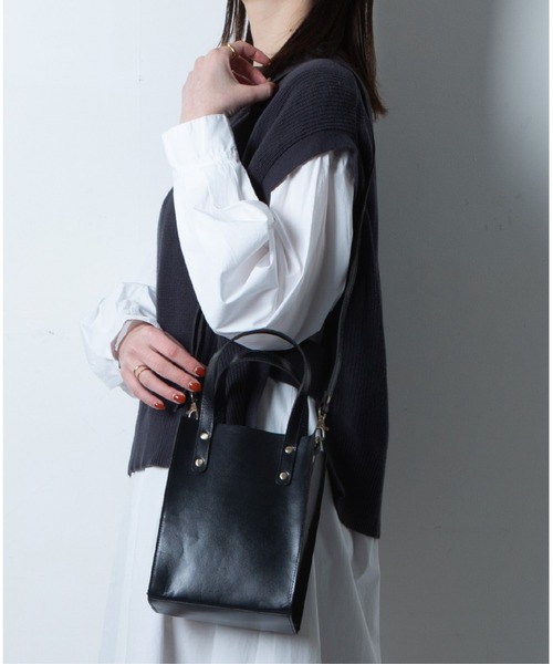 ショルダーバッグ バッグ 2Way Kleine バッファローレザー レディース