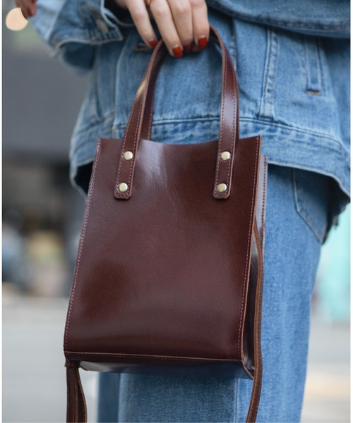 ショルダーバッグ バッグ 2Way Kleine バッファローレザー レディース