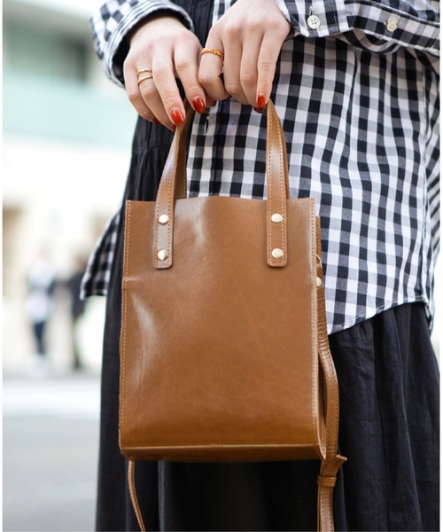 ショルダーバッグ バッグ 2Way Kleine バッファローレザー レディース 