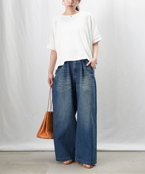 LUCAで購入★oneteespoon★デニムパンツ★新品タグ付★2025SS ラップデニムパンツ｜LOUNIE（ルーニィ）公式サイト／公式