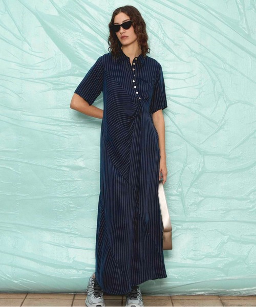 MAISON SPECIAL ワンピース Twist Polo Shirt Dress/ツイスト