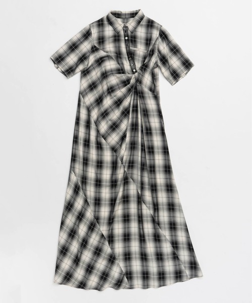美品☆　MAISON SPECIAL メゾンスペシャル　シャツワンピース MAISON SPECIAL ワンピース Twist Polo Shirt Dress/ツイスト