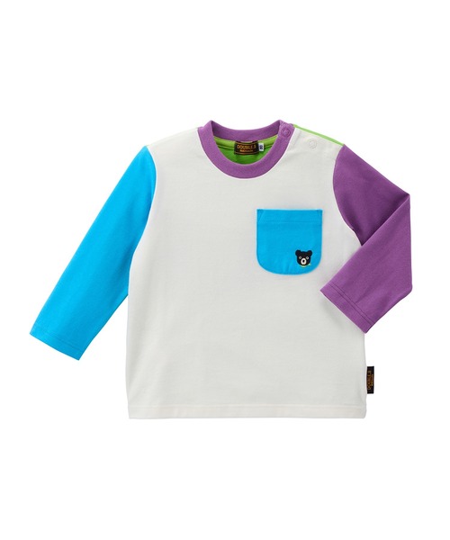 tシャツ マルチカラー長袖Ｔシャツ キッズ 子供服 男の子 女の子の画像