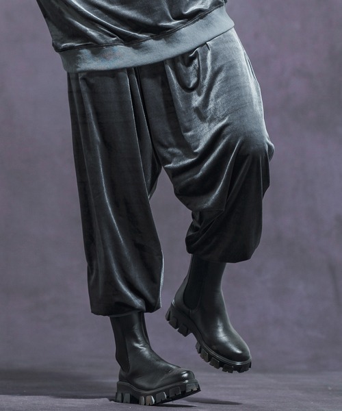 「Jih Nunc」 イージーパンツ S グレー メンズ_画像3