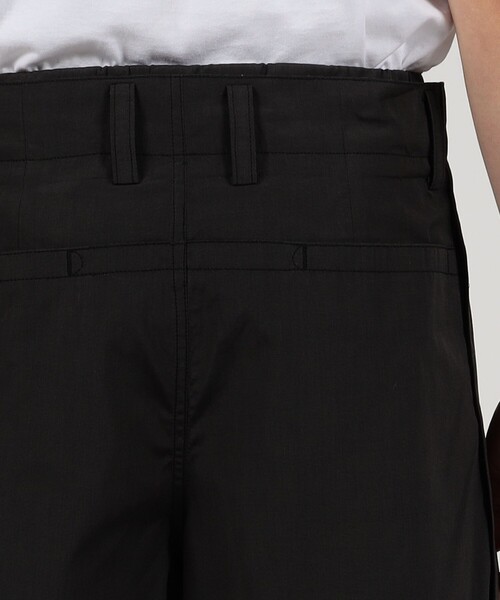 ハーフパンツ パンツ コットンシャンブレー 2プリーツ ショートパンツ メンズ_8