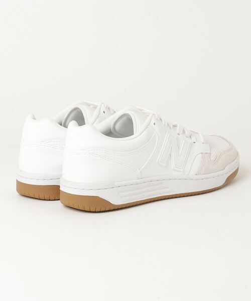 [New Balance] low cut спортивные туфли 24.5cm белый мужской 
