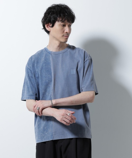 NANO universe（ナノ・ユニバース） tシャツ 「A-C-Z」2トーン
