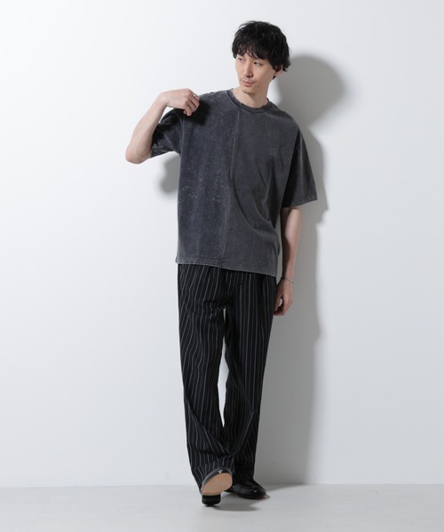 NANO universe（ナノ・ユニバース） tシャツ 「A-C-Z」2トーン