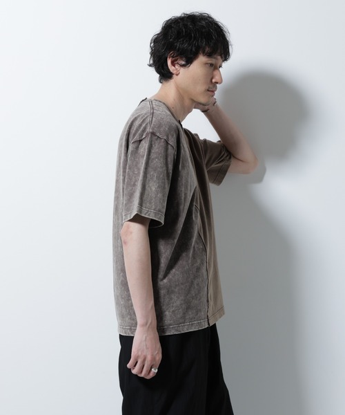 NANO universe（ナノ・ユニバース） tシャツ 「A-C-Z」2トーン