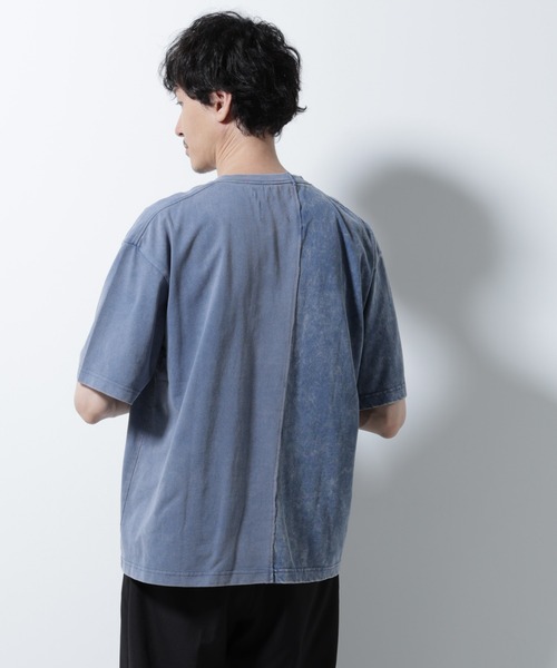 NANO universe（ナノ・ユニバース） tシャツ 「A-C-Z」2トーン
