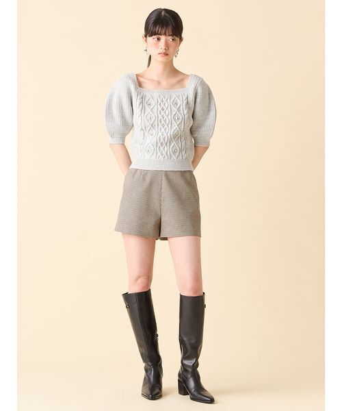 オンライン完売色　未使用タグ付きLILY BROWN ショートパンツ LILY BROWN パンツ ミニマルショートパンツ レディース