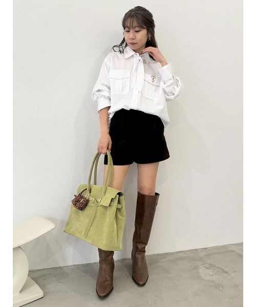オンライン完売色　未使用タグ付きLILY BROWN ショートパンツ LILY BROWN パンツ ミニマルショートパンツ レディース
