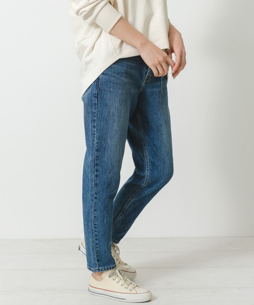 「URBAN RESEARCH Sonny Label」 加工デニムパンツ 34 ブルー レディース