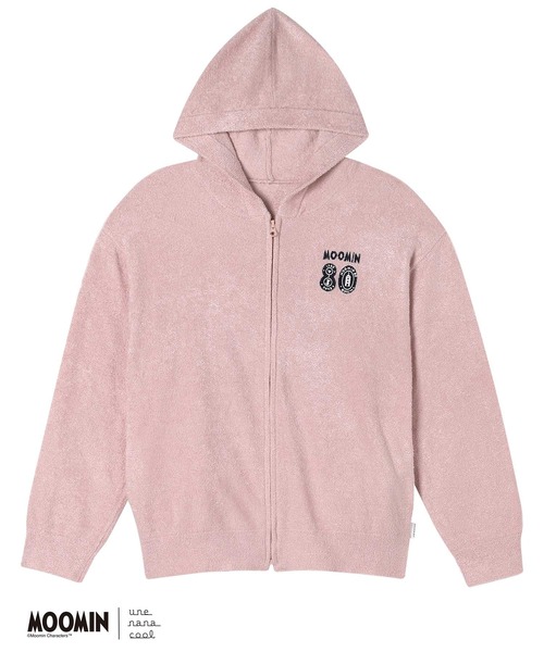 ムーミン様　lululemon ジップパーカー ピンク　ピラティス　ヨガ　撥水 une nana cool（ウンナナクール） パジャマ ルームウェア 「ムーミン