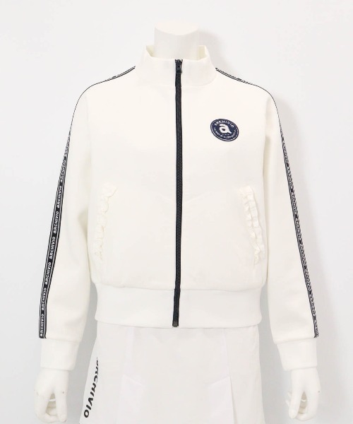 【アルチビオ】2023年ダンボールニット ビッグロゴ ゴルフブルゾンジャケットL アルチビオ】2023年ダンボールニット ビッグロゴ ゴルフブルゾン