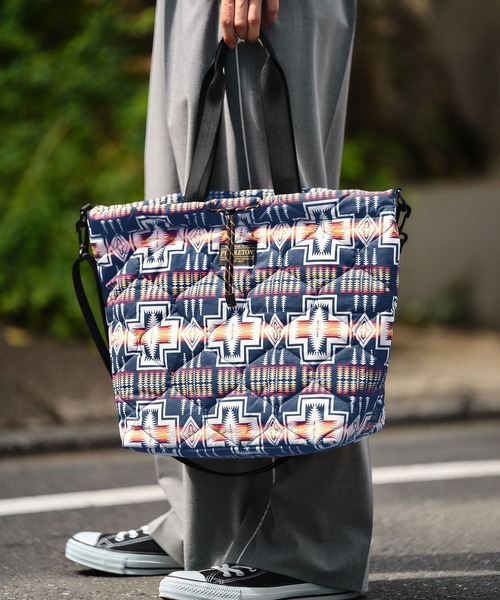 KiU（キウ） トートバッグ 大きめ 「PENDLETON × KiU LIMITED ITEM