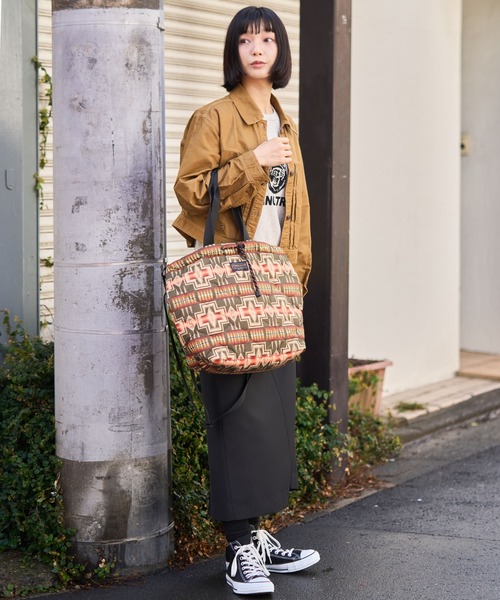 KiU（キウ） トートバッグ 大きめ 「PENDLETON × KiU LIMITED ITEM