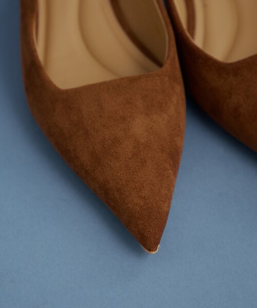 mystic（ミスティック） パンプス フェイクスウェードミュール