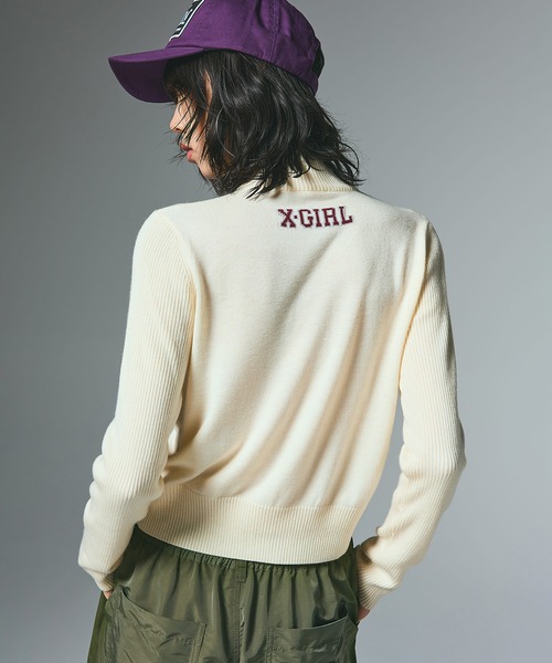 ヌメセーター knit-02173 ボーダー セーラーニット エクリュ ブラック | L