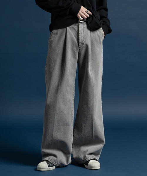 フレアパンツ Casper John ジーンズ 13oz Flare denim pants/13オンスフレア