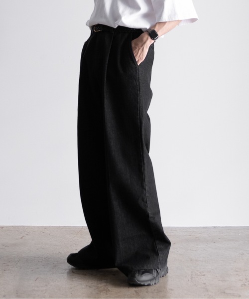 Casper John ジーンズ 13oz Flare denim pants/13オンスフレア