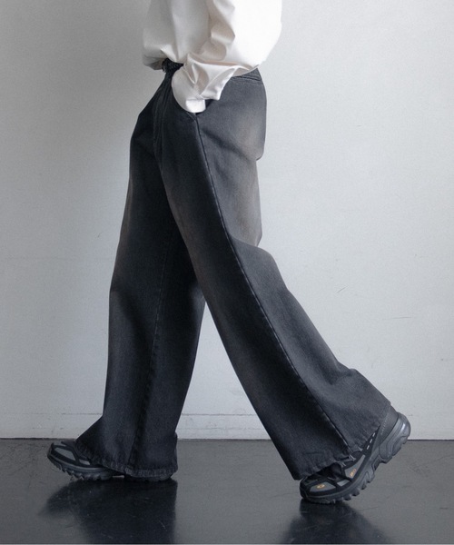 Casper John ジーンズ 13oz Flare denim pants/13オンスフレア