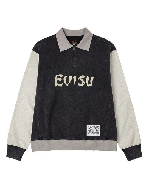 エヴィス EVIS スウエット デニム生地 長袖 エヴィス EVIS スウエット デニム生地 長袖 エヴィス EVIS スウエット