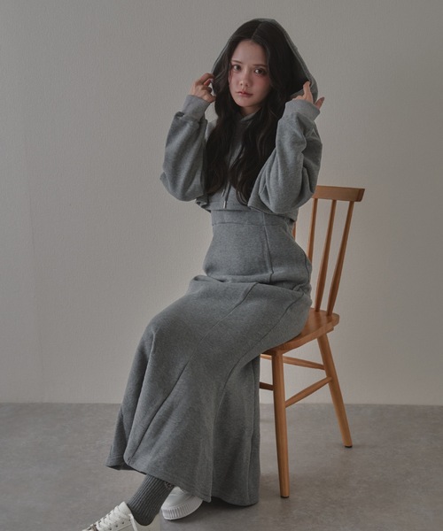 M DOLLY ワンピース hoodie celestina sweat onepiece / フーディー