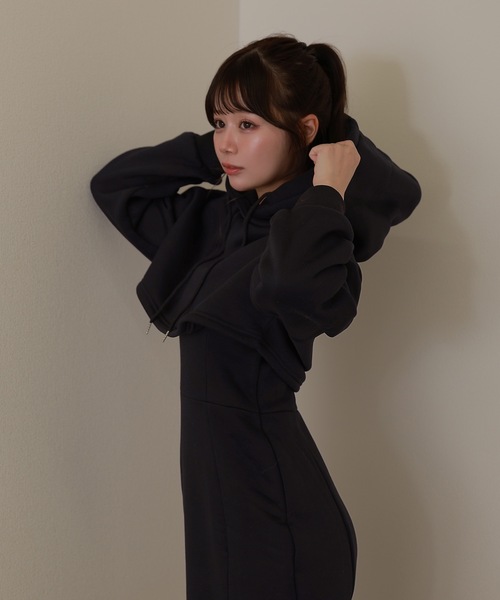 M DOLLY ワンピース hoodie celestina sweat onepiece / フーディー