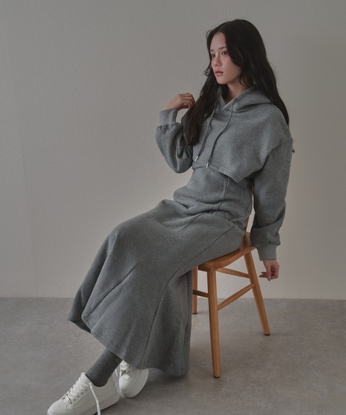 M DOLLY ワンピース hoodie celestina sweat onepiece / フーディー