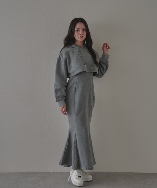 M DOLLY ワンピース hoodie celestina sweat onepiece / フーディー