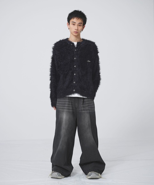 ジーンズ ワイドタックマルチカラーデニム「UNISEX」 メンズ
