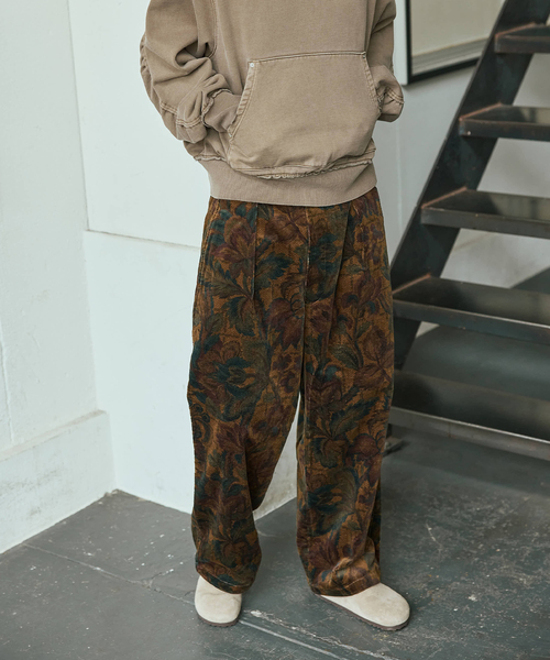専用❗️journal standard メンズパンツ JOURNAL STANDARD パンツ コーデュロイプリント オーバー メンズ