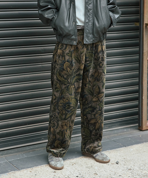 JOURNAL STANDARD パンツ コーデュロイプリント オーバー メンズ