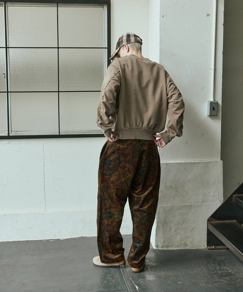 JOURNAL STANDARD パンツ コーデュロイプリント オーバー メンズ