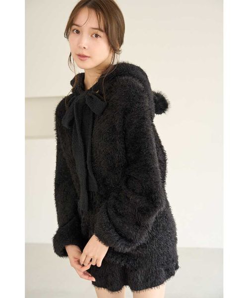 SNIDEL  ニットパーカー＆スカショーパン＆ソックス SNIDEL HOME パジャマ ルームウェア 「Halloween」ニットスカショー