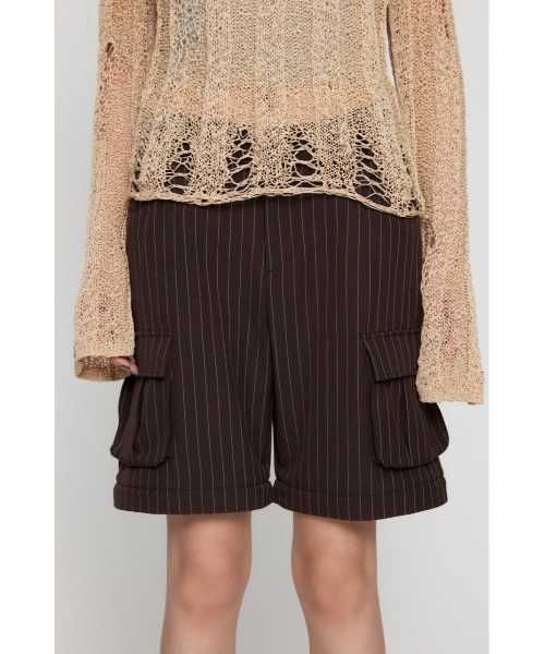 LAGUA GEM（ラグアジェム） スラックス パンツ STRIPE CARGO
