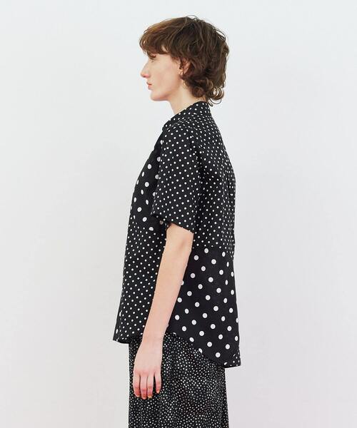 「FRAPBOIS」 半袖シャツ 1 ホワイト レディース_画像4