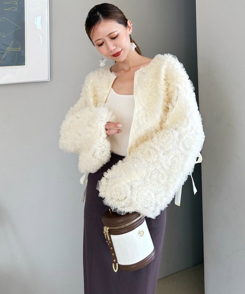 ROYAL PARTY（ロイヤルパーティー） ブルゾン アウター フリルチュール