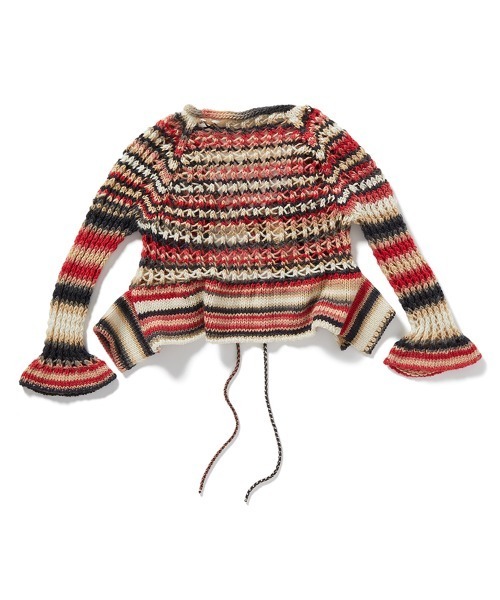 PERVERZE ニットカーディガン FREE レッド レディース : ZOZOTOWN